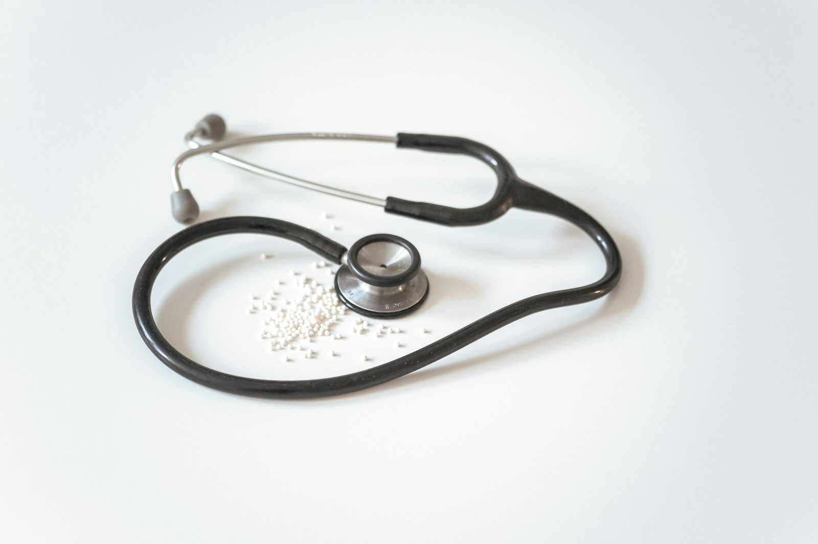 Health insurance claim documents on a desk